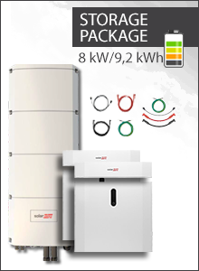SolarEdge 8kW 3fase RWB Omvormer + 9,2 kWh Batterij Pakket
