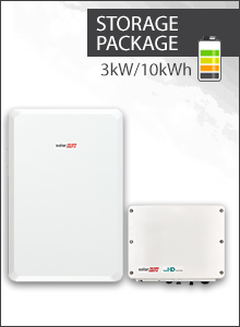 SolarEdge 3000W NET Home Hub 1fase Omvormer + Home Battery V2 10kWh 1fase pakket