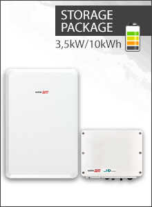 SolarEdge 3500W NET Home Hub 1fae Omvormer + Home Battery V2 10kWh 1fase Pakket